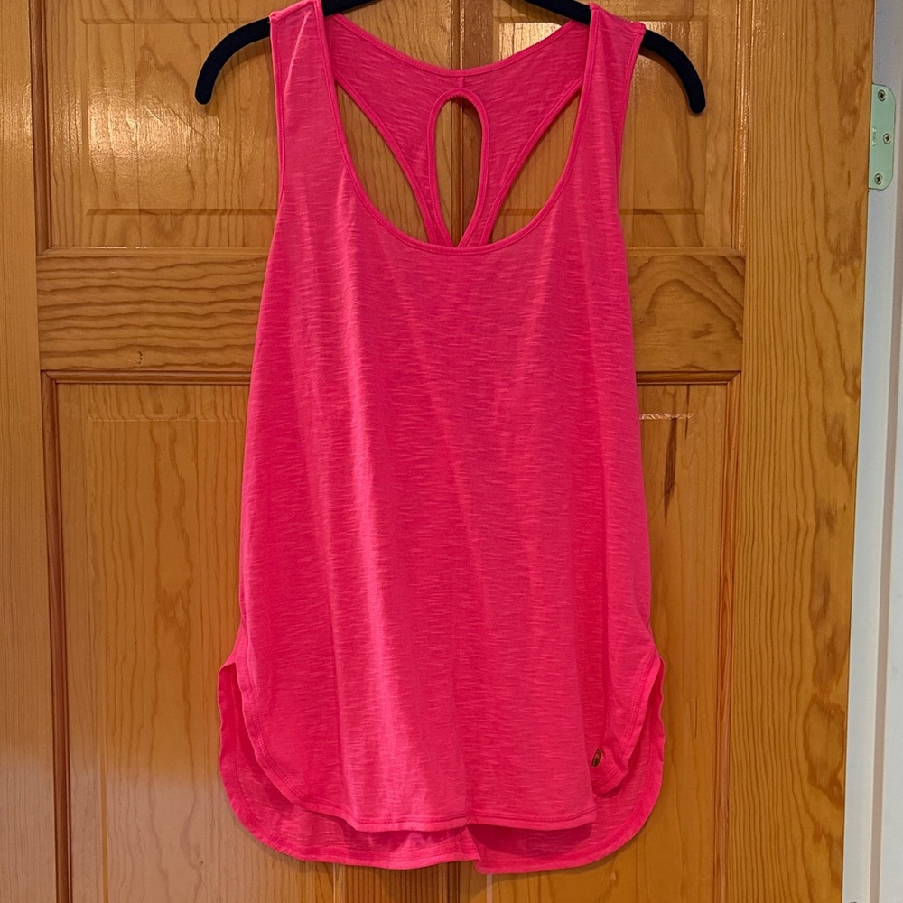 Lilly Pulitzer Hot Pink Racerback Tank Top